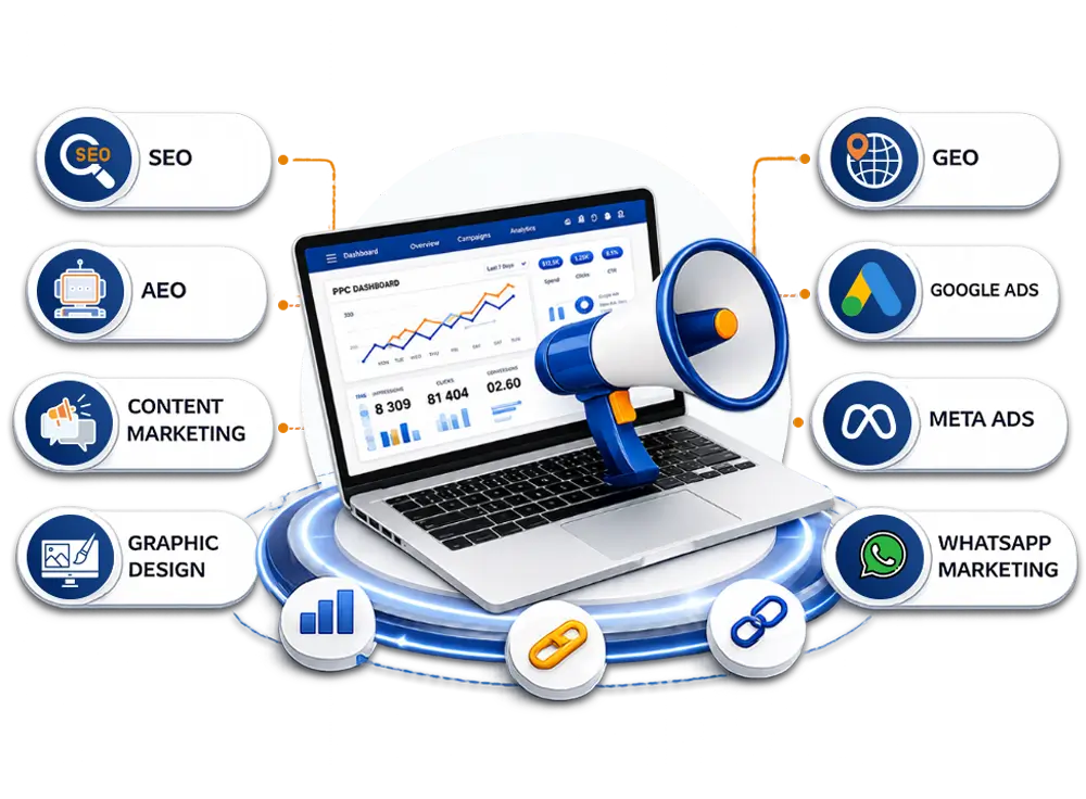 Digital Marketing Illustration